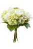 Hydrangeas Roses and Dahlias Bouquet White/Green