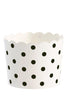 Black Polka Dot Baking Cups Set of 24