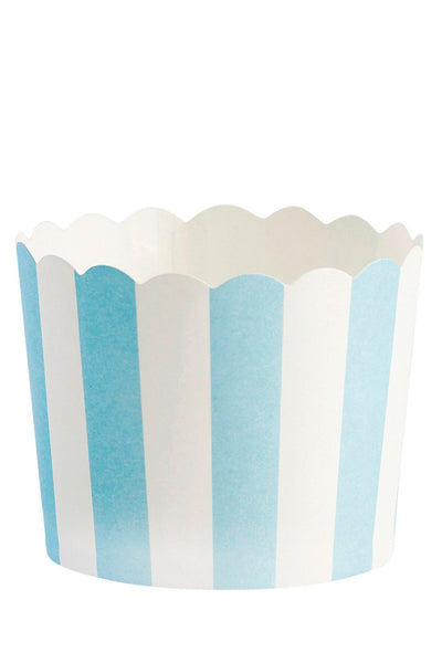 Blue Striped Baking Cups Set of 24